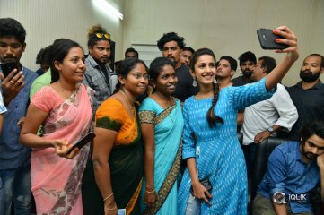 Happy Wedding Movie Team at Sims College Guntur